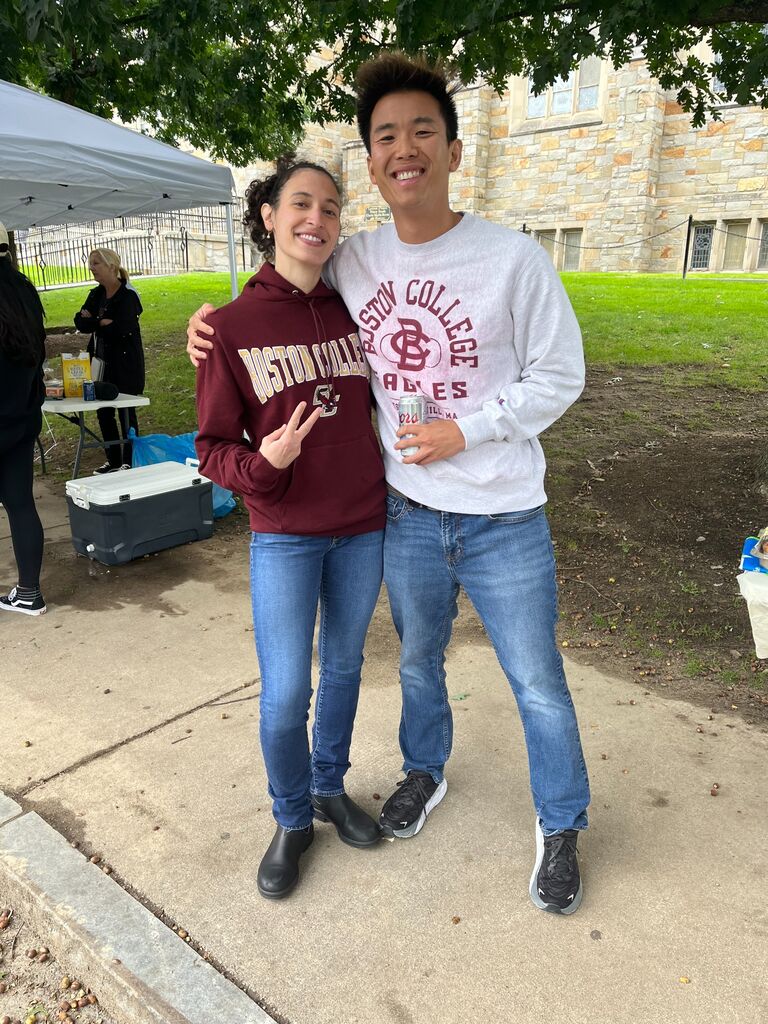 Elaina's first Boston College football game (heartbreak loss to FSU)
