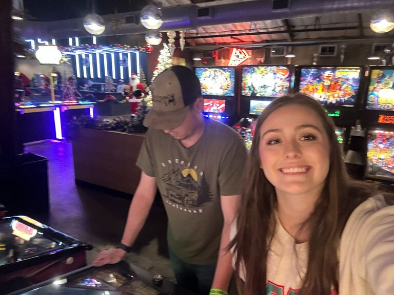 Playing games at Cidercade