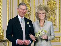 Prince Charles and Duchess Camilla on their wedding day.