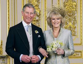 Prince Charles and Duchess Camilla on their wedding day.