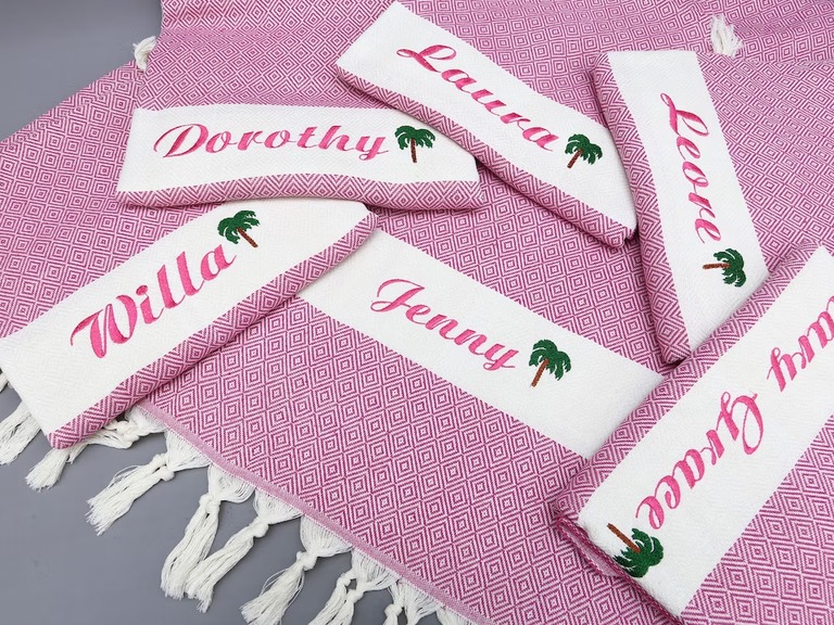 Personalized Beach Towels for the best wedding favors