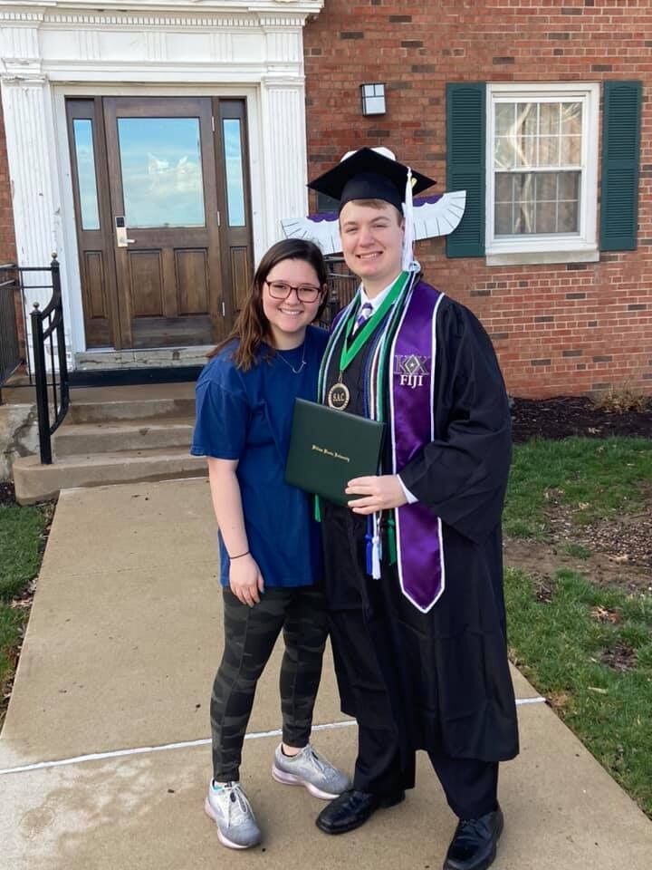 Covid-19 sprung an early graduation on Stephen and he walked the stage to earn his William Woods University diploma. He graduated summa cum laude with a major in Political/Legal Studies and minors in Sports Management and Spanish.