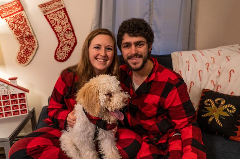 Our first Christmas with Webster