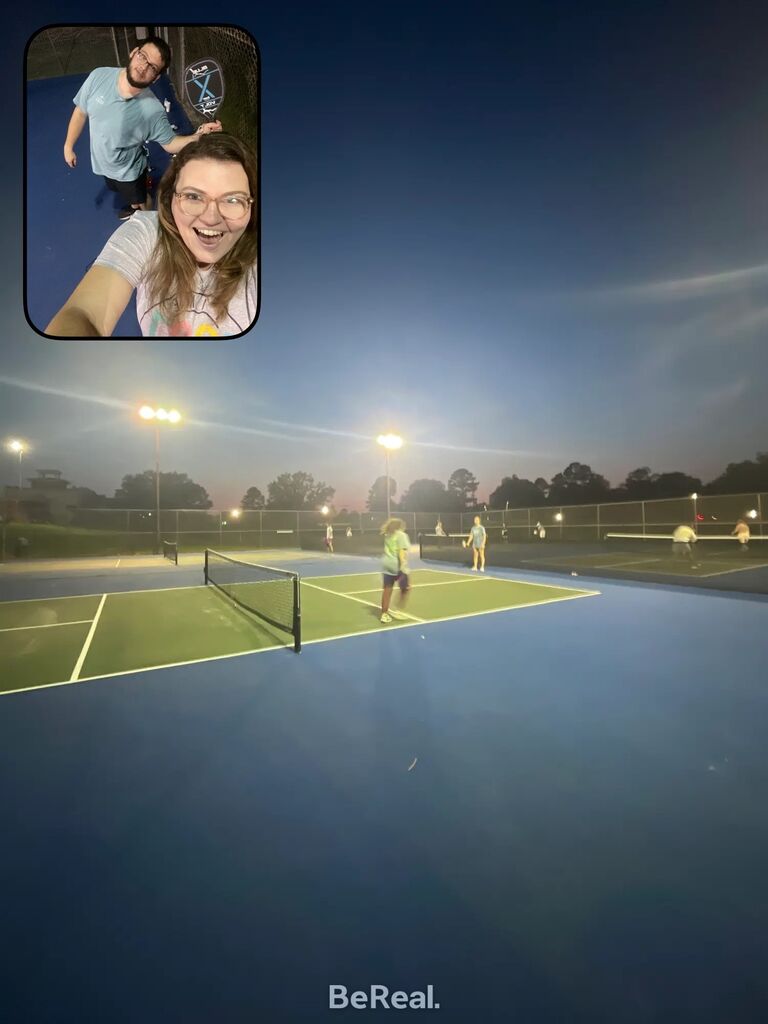 After many nights of pickleball and watching documentaries with our friends, Cody asked Hannah out on a date.