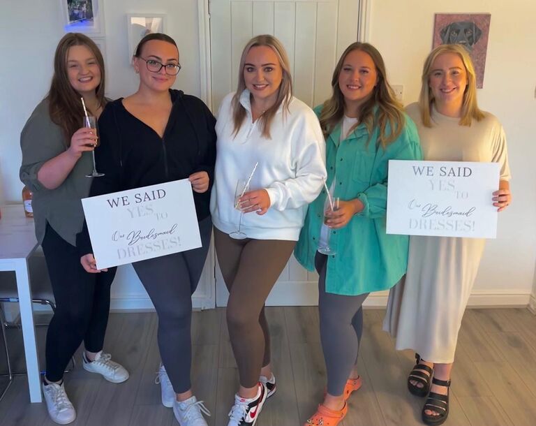 Said yes to the bridesmaid dresses!