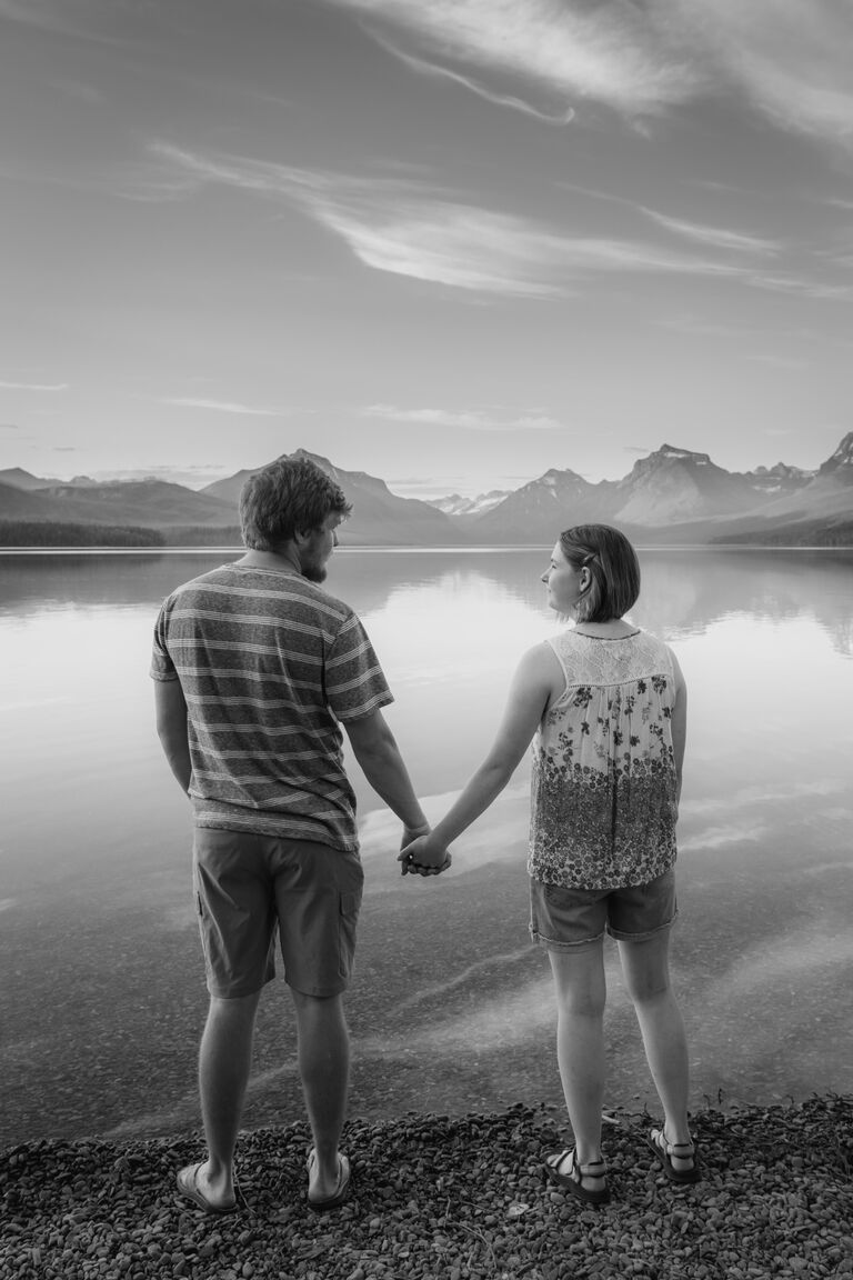 The day we got engaged.