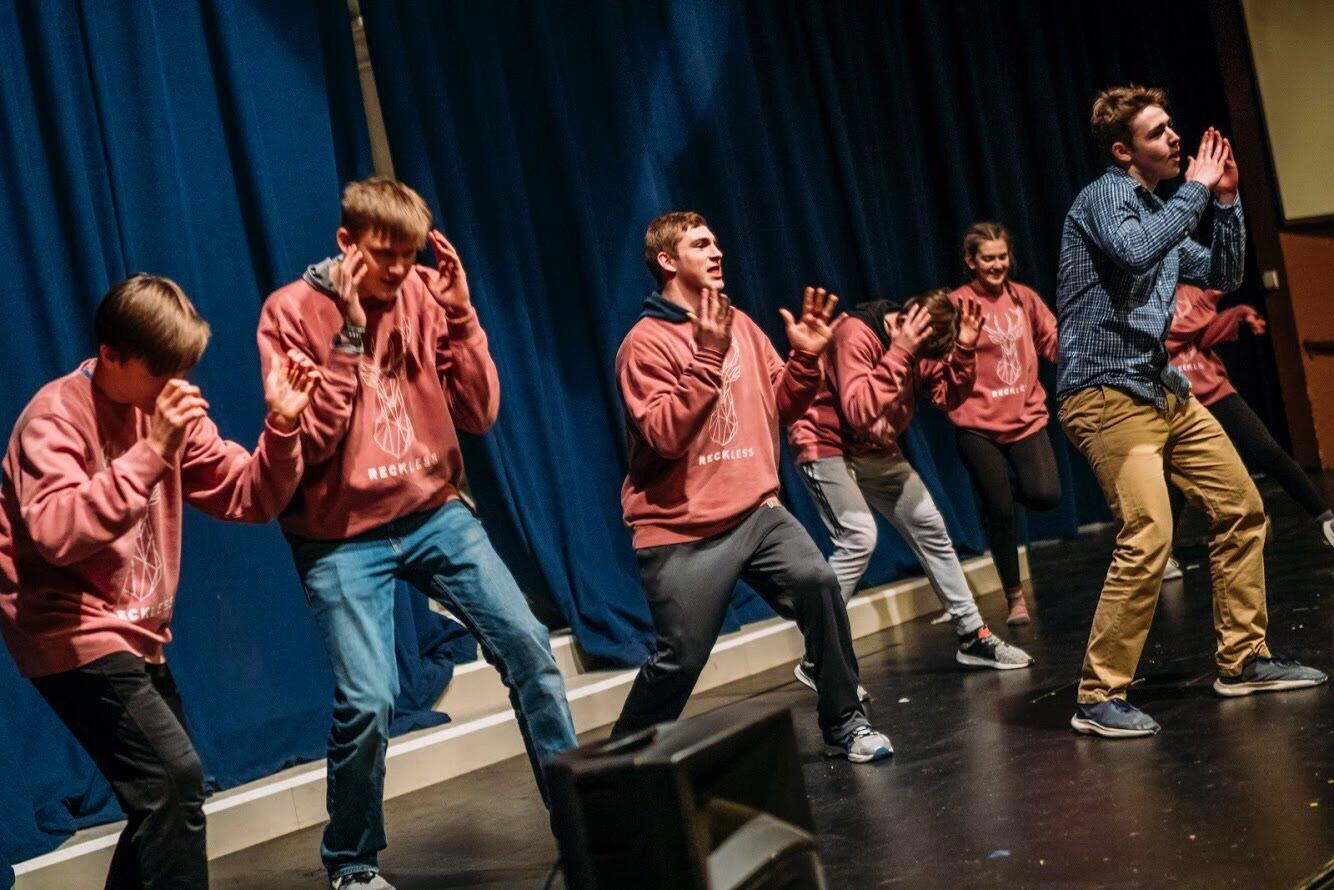 AUDREY: If I could include a video, it would be Trevor dancing on stage, but a picture will do!

TREVOR: A picture is more than enough. Shoutout Taylor Bambule for the lessons.