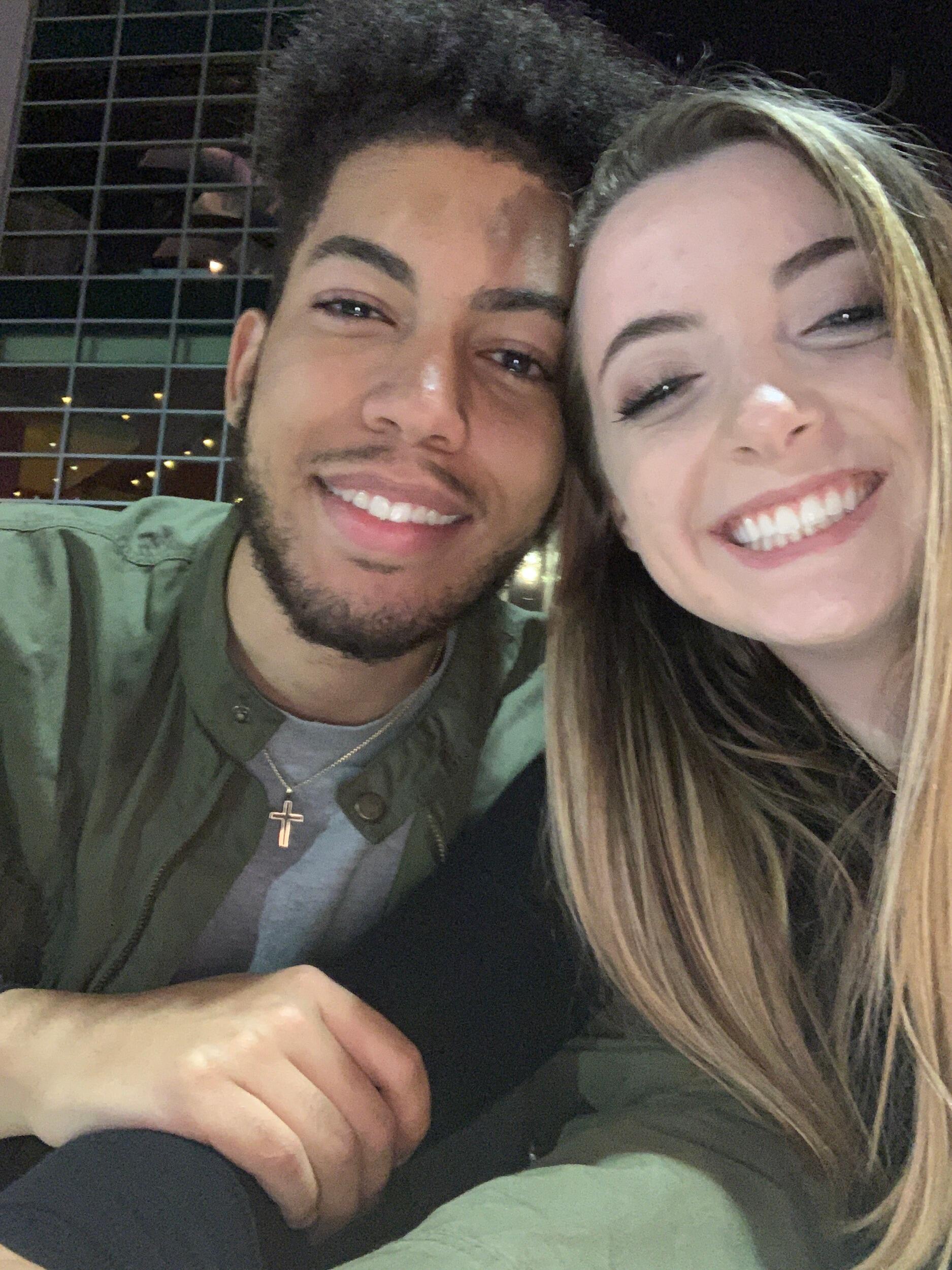 Flashback to January of 2019! Dave and I started dating our senior year of high school at AACS. 