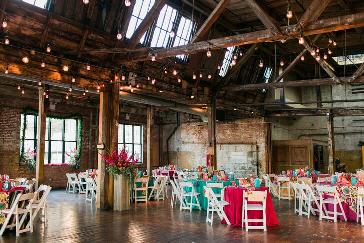 Greenpoint Brooklyn Loft Wedding Reception