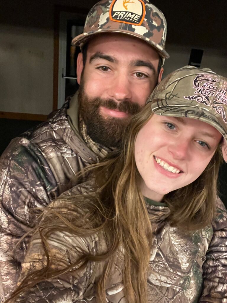 Our first “real” date since we started dating was hunting together. Of course, it was the perfect date for us, although it would have been better if we would had gotten anything lol.