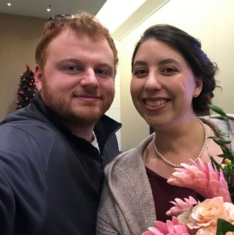 Jess walked as a runway model for the Z102.9 Wedding Show! It was lots of fun and Mat got to see Jess in a wedding dress for the first time.