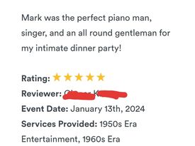 Mark The Piano Man: One Man Band, Dueling Pianos - Singing Pianist - Weston, FL - Hero Gallery 2