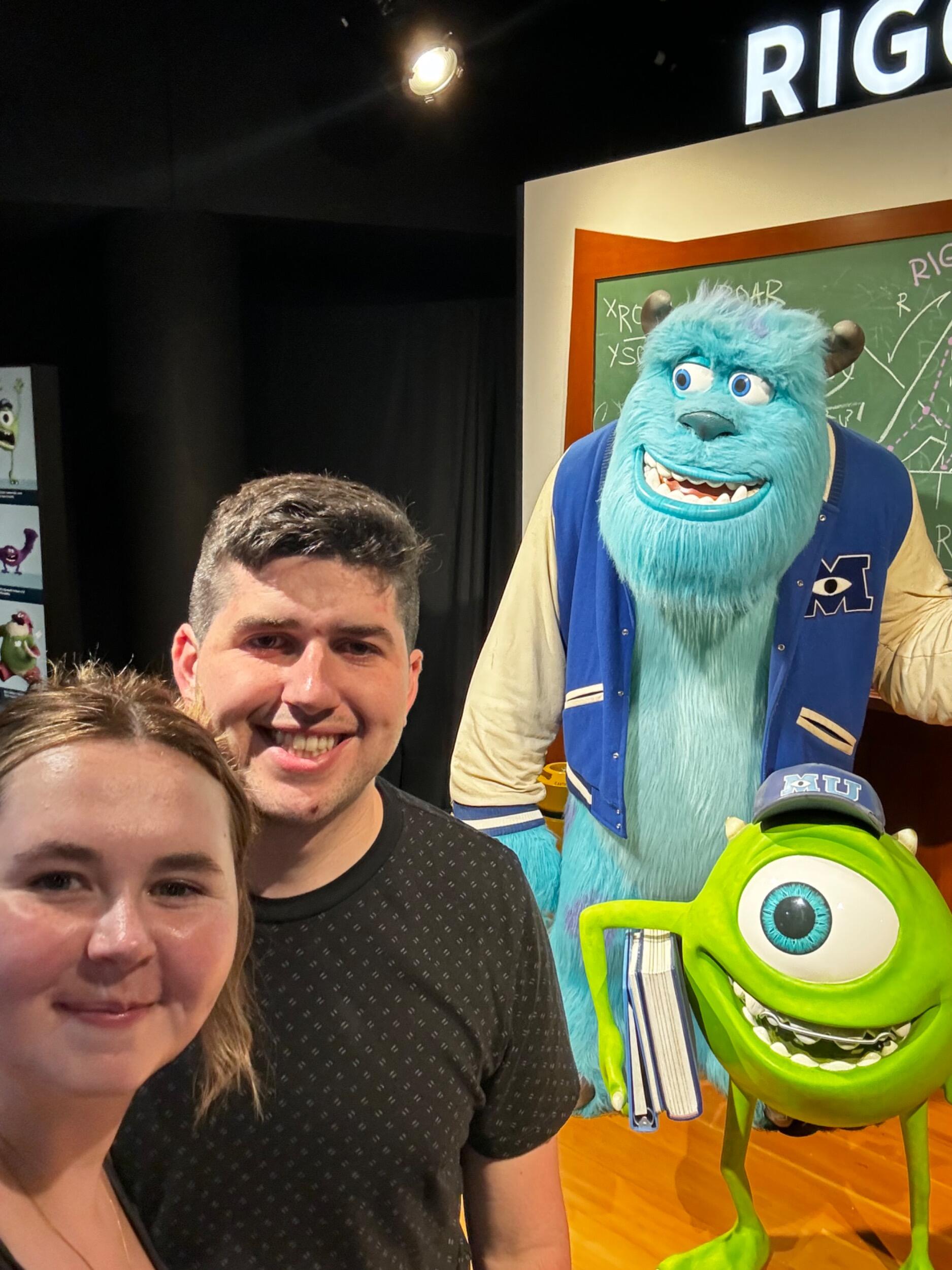 Monsters Inc. exhibit at the Carnegie Science Center