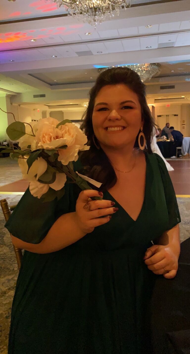 catching the bouquet