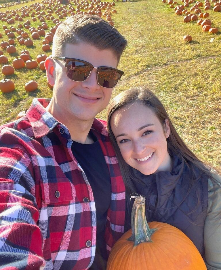 First Pumpkin Picking