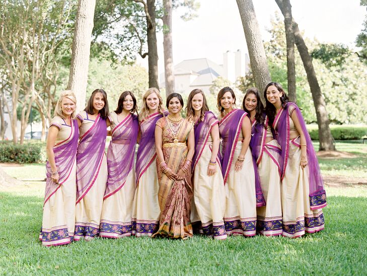 hindu bridesmaid dresses