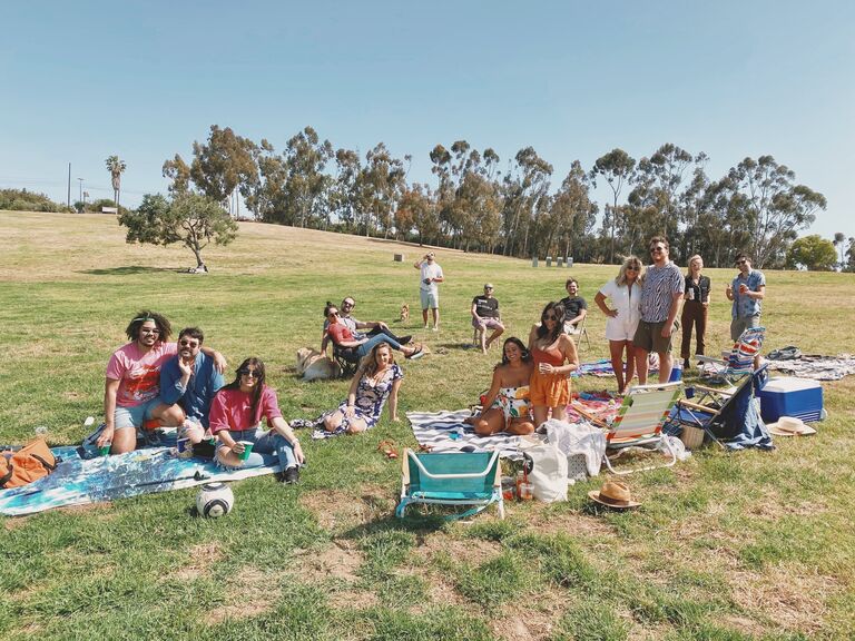 First time hosting! A socially-distanced party in the park.