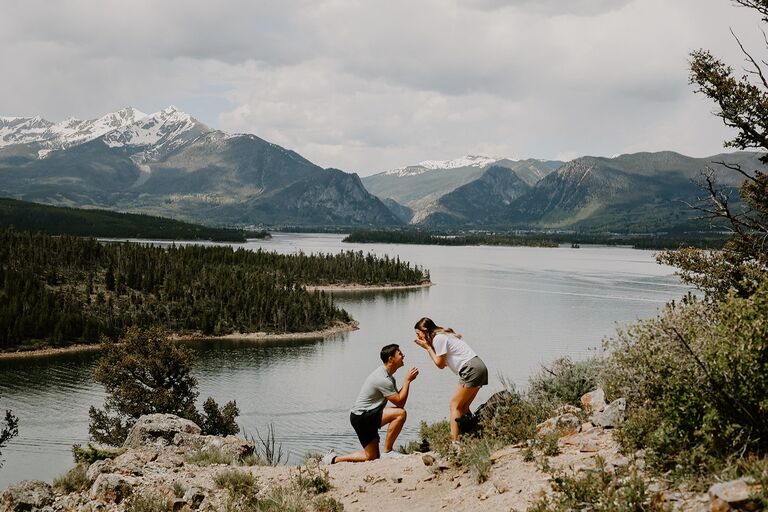 The one where we get engaged!
What was said to be "birthday weekend in Colorado" ended in a proposal on a hike in Dillon, CO! This weekend was filled with so many surprises, love, and excitement