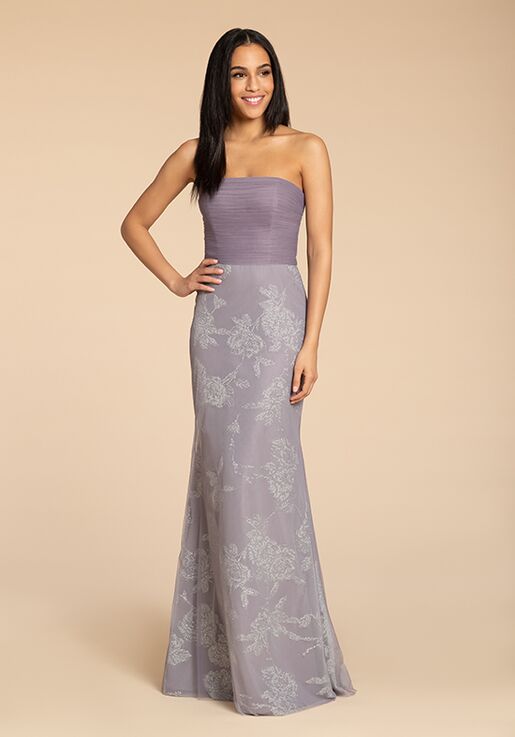 hayley paige strapless bridesmaid