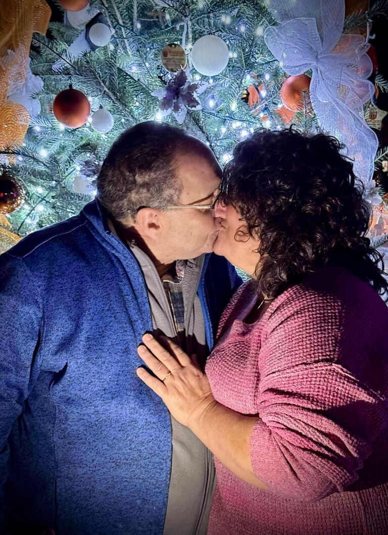 We sealed it with a kiss