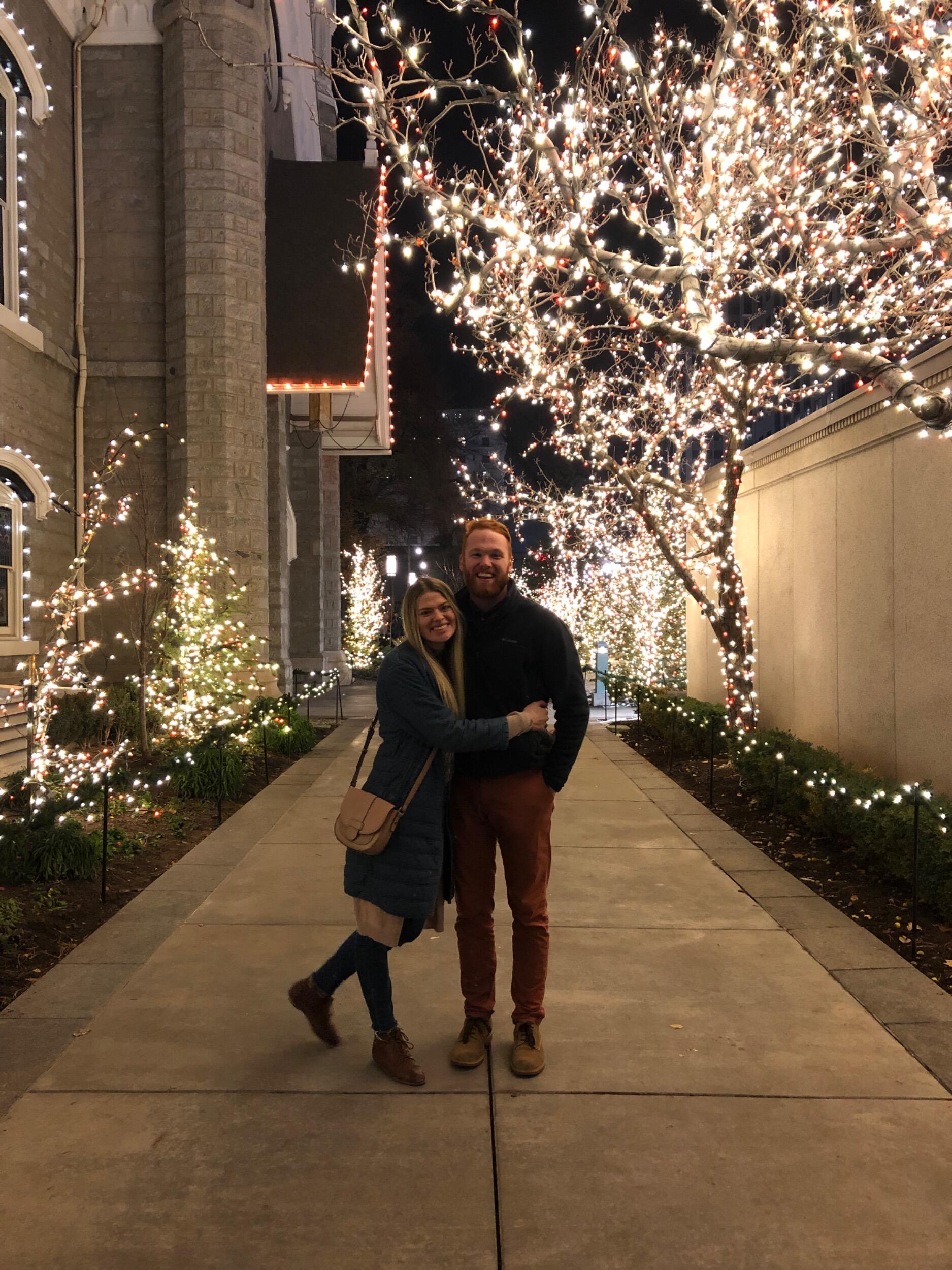 Temple Square Date! Aaron loves these photos.