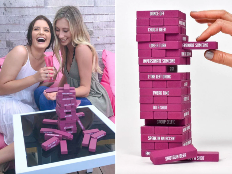 Drink Tower Wooden Block Drinking Game (Available in a pack of 1)