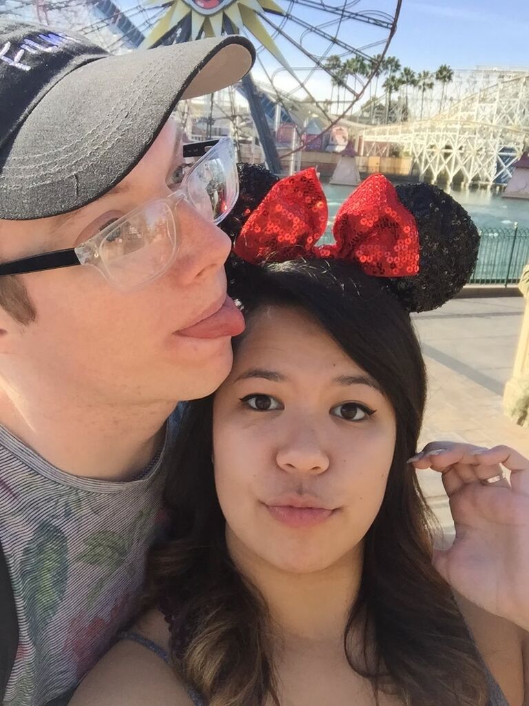 Celebrated their 5 year Anniversary at Disneyland!
