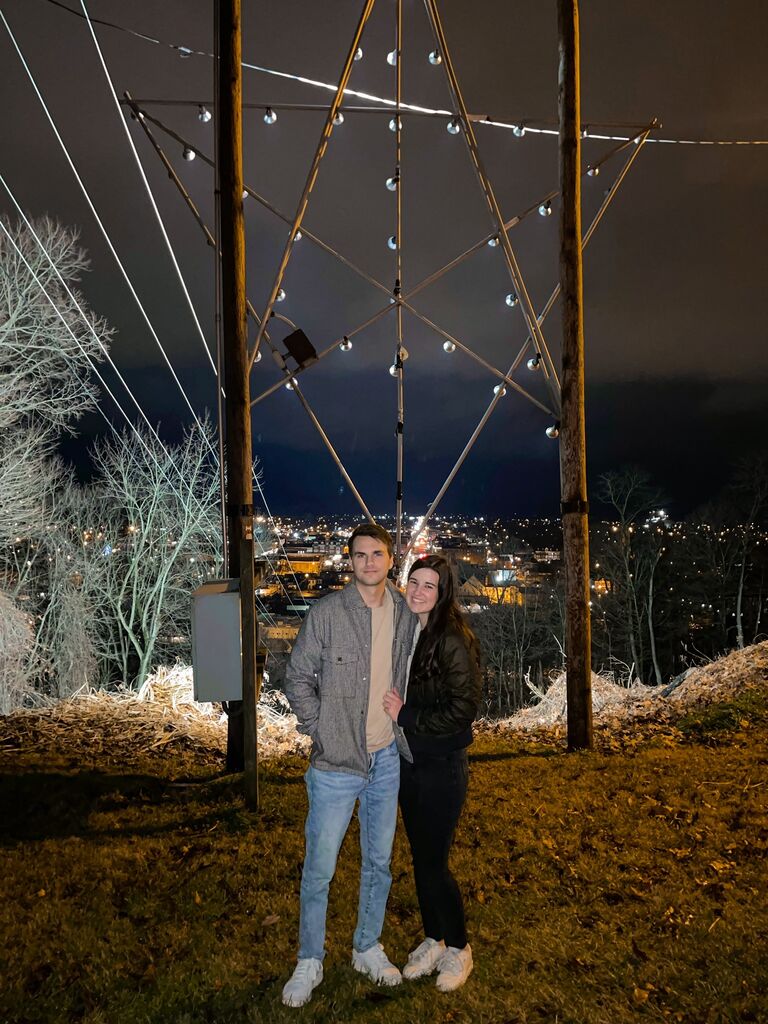 We had our first date in his hometown and he asked me to be his girlfriend that day.
