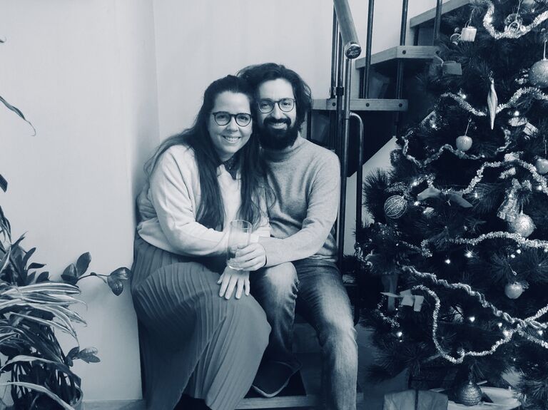 Our first Christmas together in Cremona