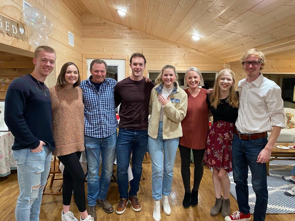 Lil bro beat us to getting engaged