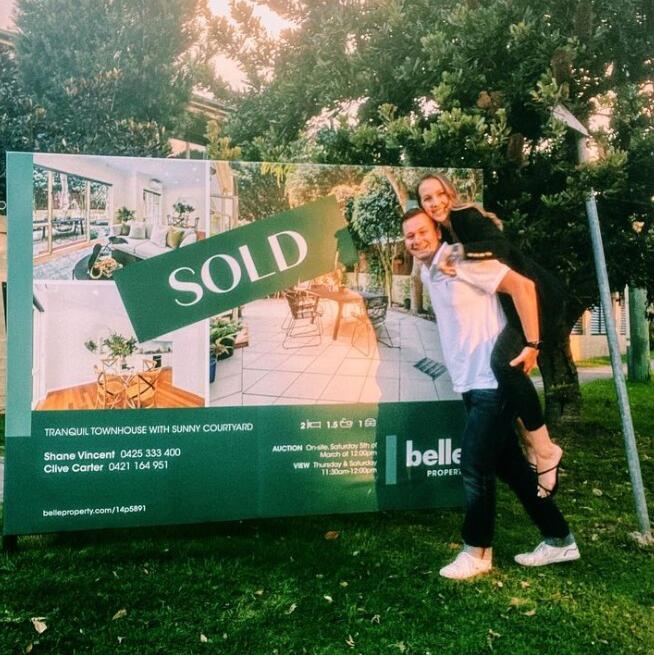 Entering mortgage life together.