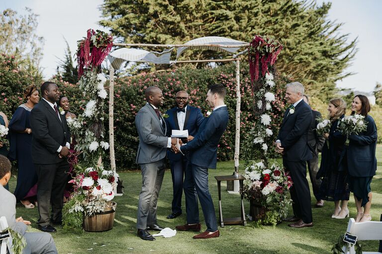 Same-Sex Marriage Ceremony in California