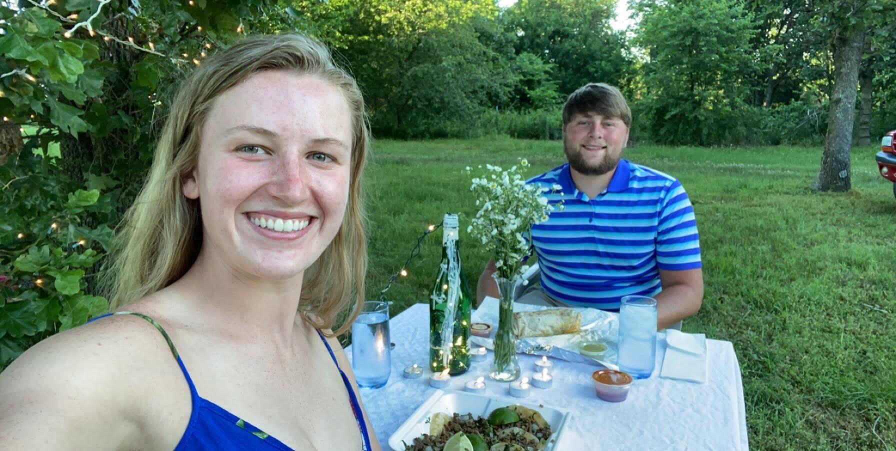 Our COVID-friendly celebration for T getting a coaching position