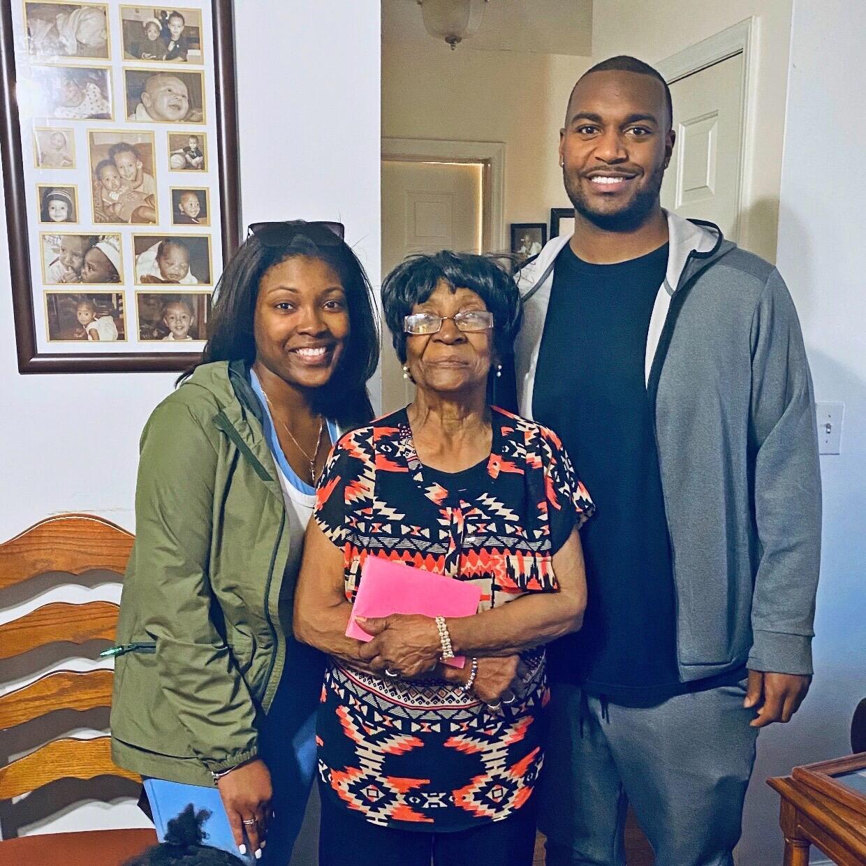 Family is so important to us and we love how much our families support our relationship. It makes it easy when we both fit in so well with both families! 

Grandma Pig may be the most excited for our wedding! 