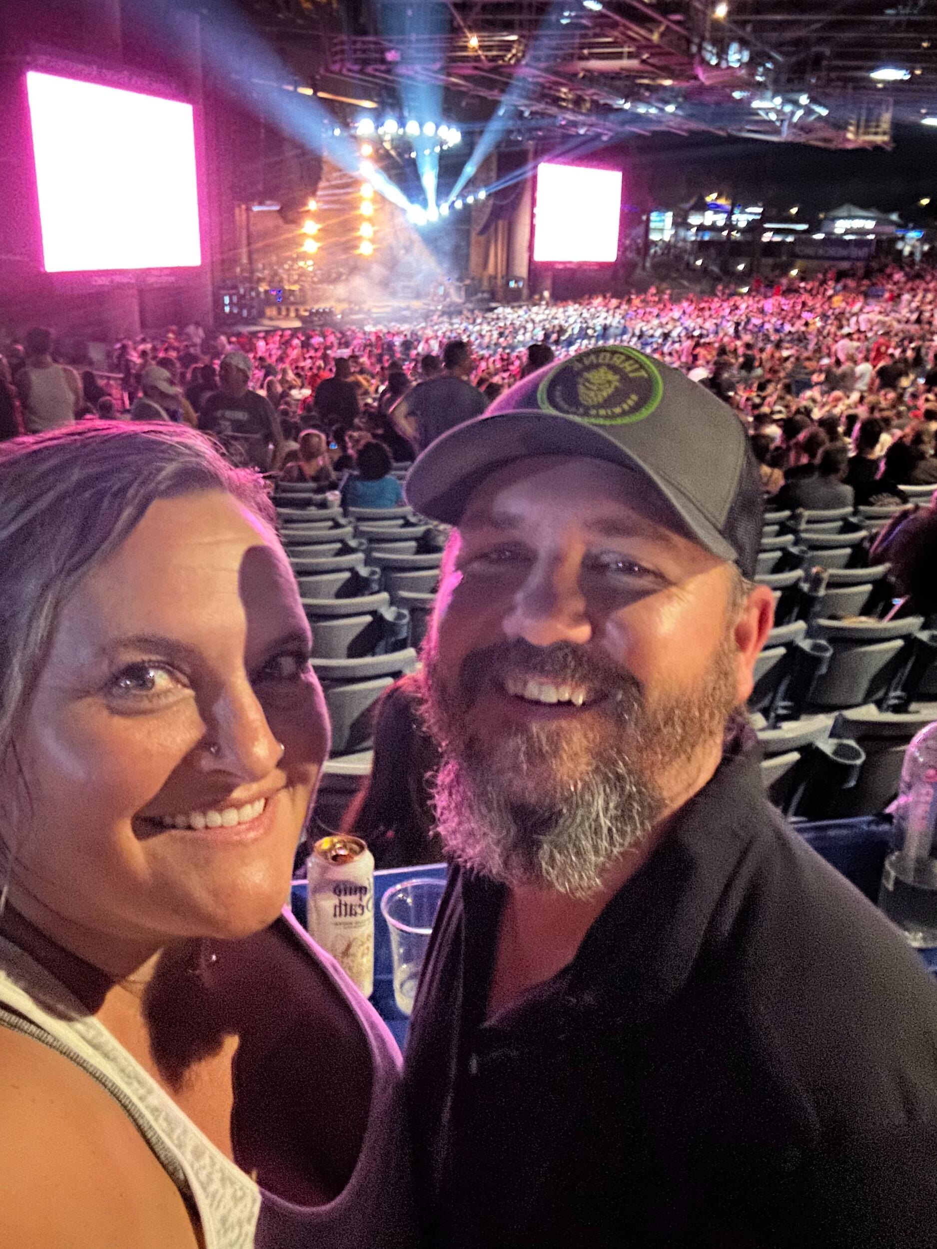 CREED!!!!!!!!!! Our second concert together. I almost died from the heat but to see Creed it was worth it!