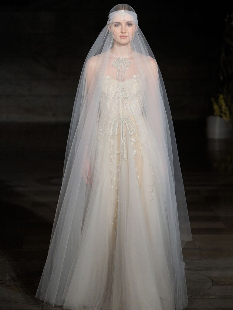 Reem Acra Fall 2019 Collection: Bridal Fashion Week Photos