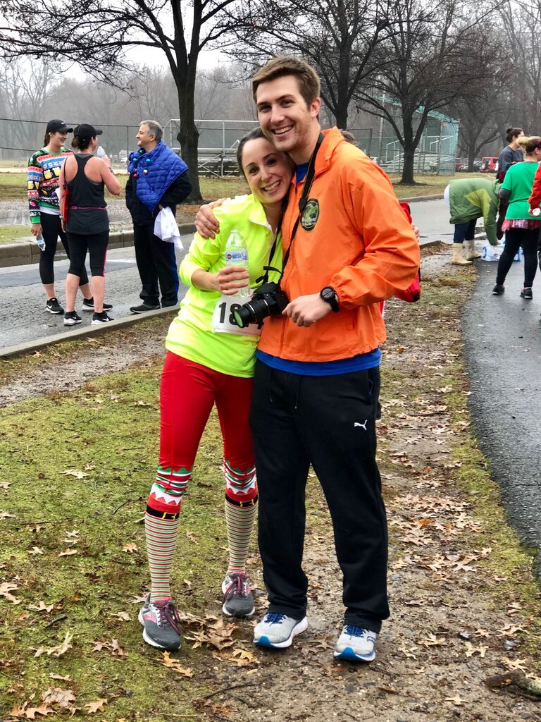 Quickly, Melissa realized she was enjoying the adventure of Justin's crazy running lifestyle, and enlisted his guidance to complete her first 5K!