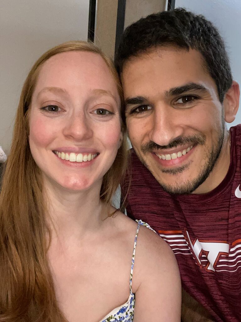 Our first apartment warming party.