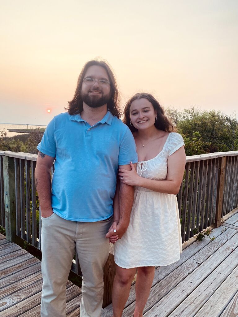 We get engaged in Duck, NC on the most wonderful vacation with Andrew's side of the family.