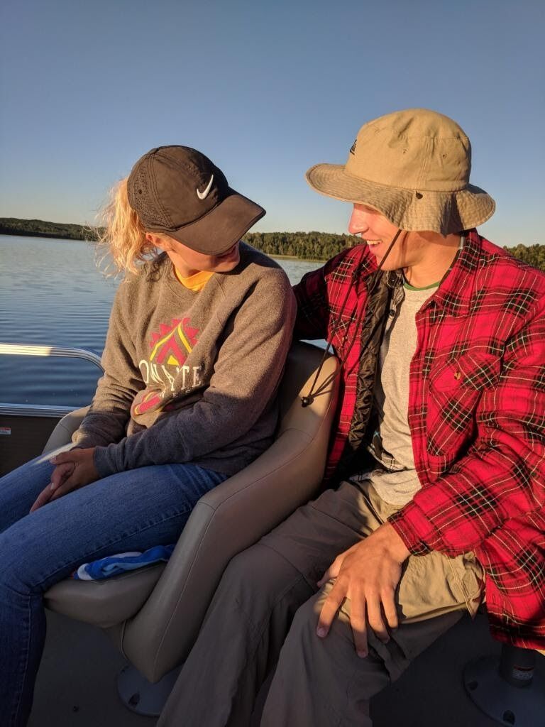 Kristi's first time to Lake George, MN.