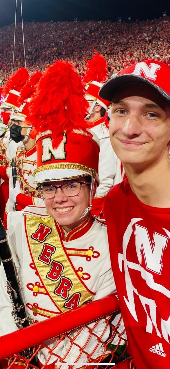 We begin dating long distance, with Maggie at UNL and Will at KU.