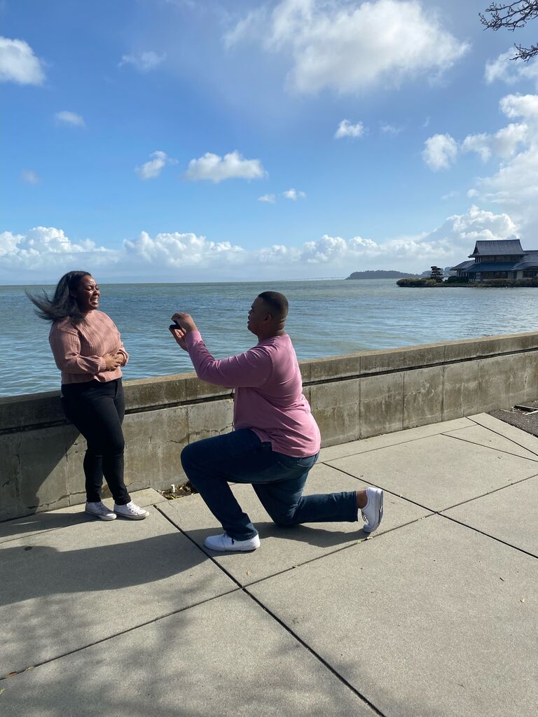 The day we got Engaged was one for the books. Zane worked his magic to surprise Ashley with a proposal at one of our favorite places, overlooking the Bay Landing. 