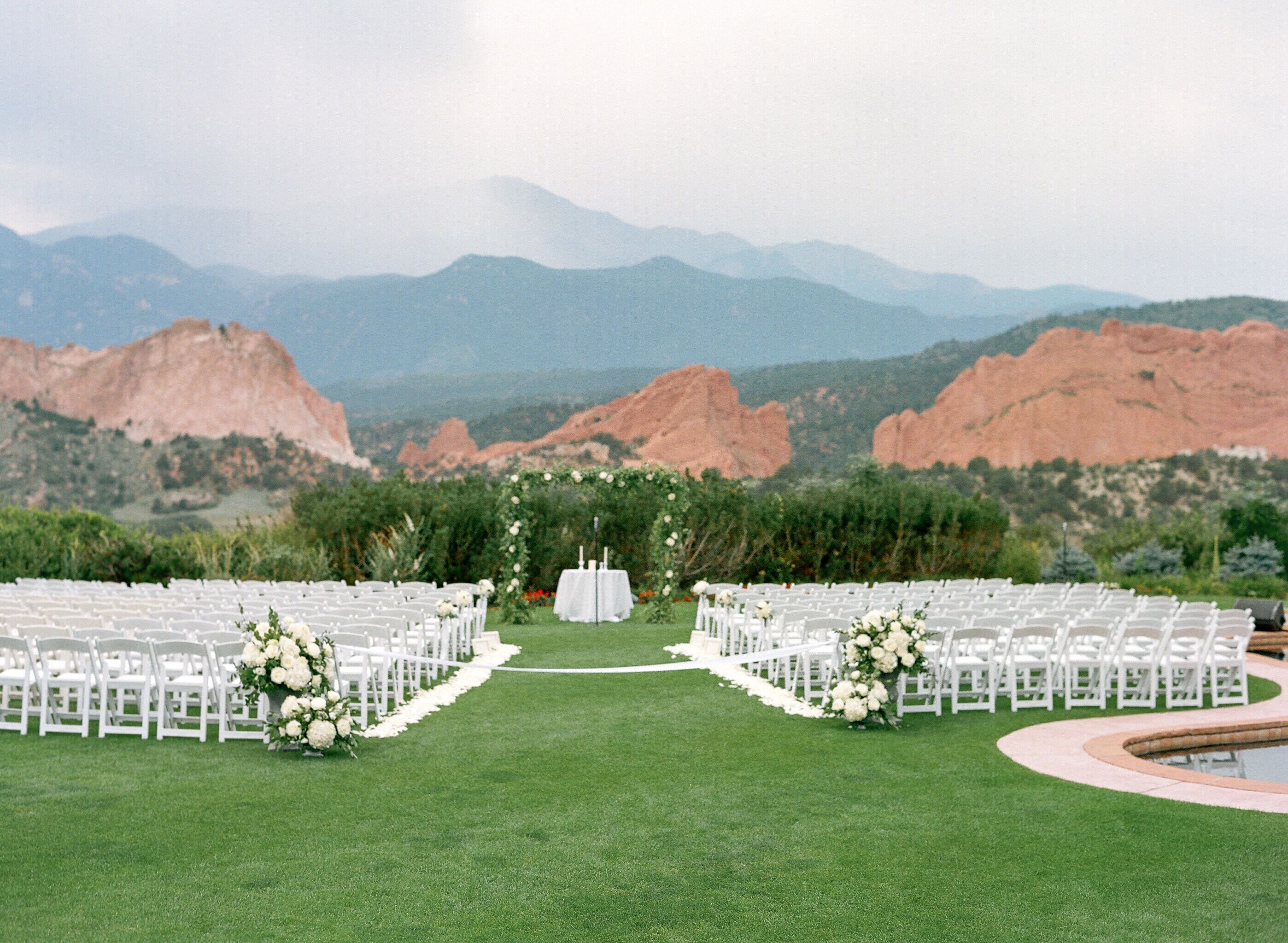 Garden Of The Gods Resort And Club Reception Venues Colorado