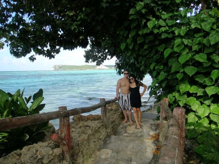 Christmas adventure at Guam as a newly wedded couple was magical. 
