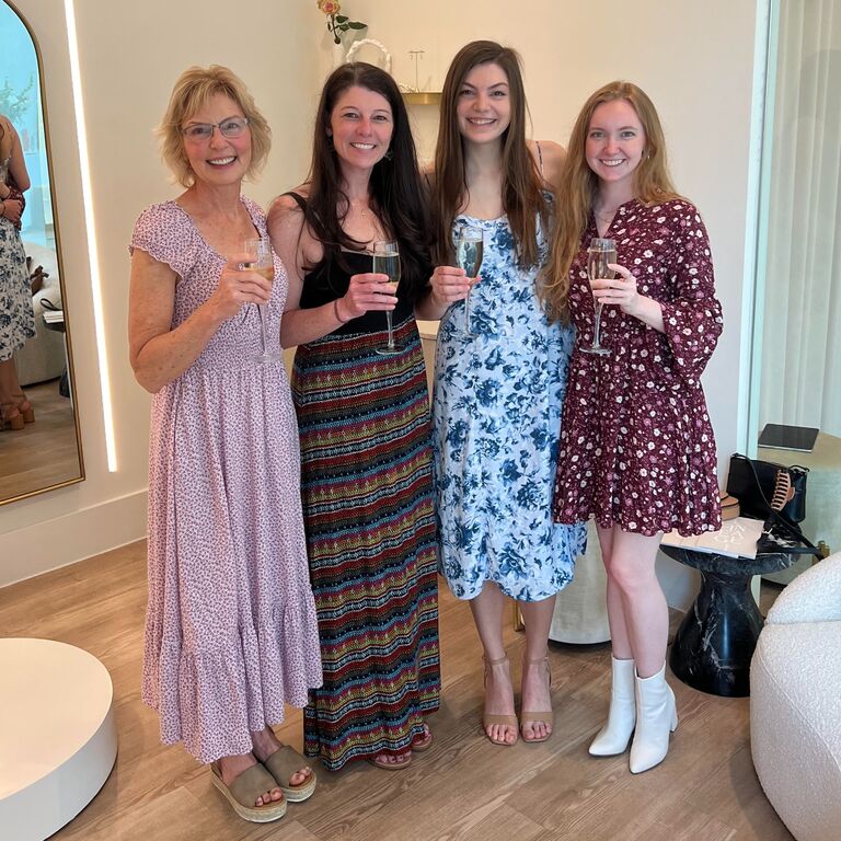 Nicole says yes to the dress!