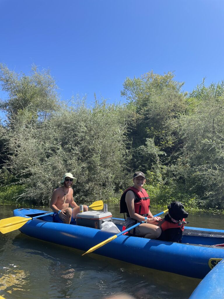 Row, row, row your boat! Russian river, CA.