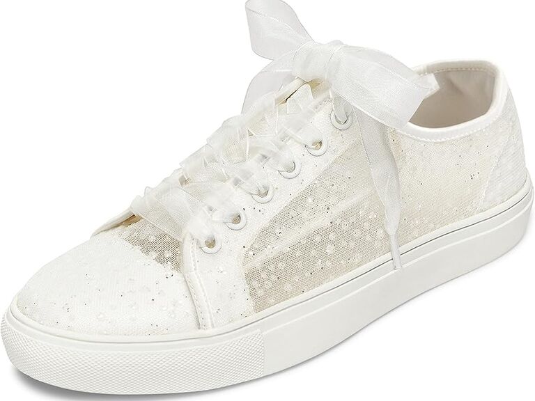 Glitter wedding tennis on sale shoes