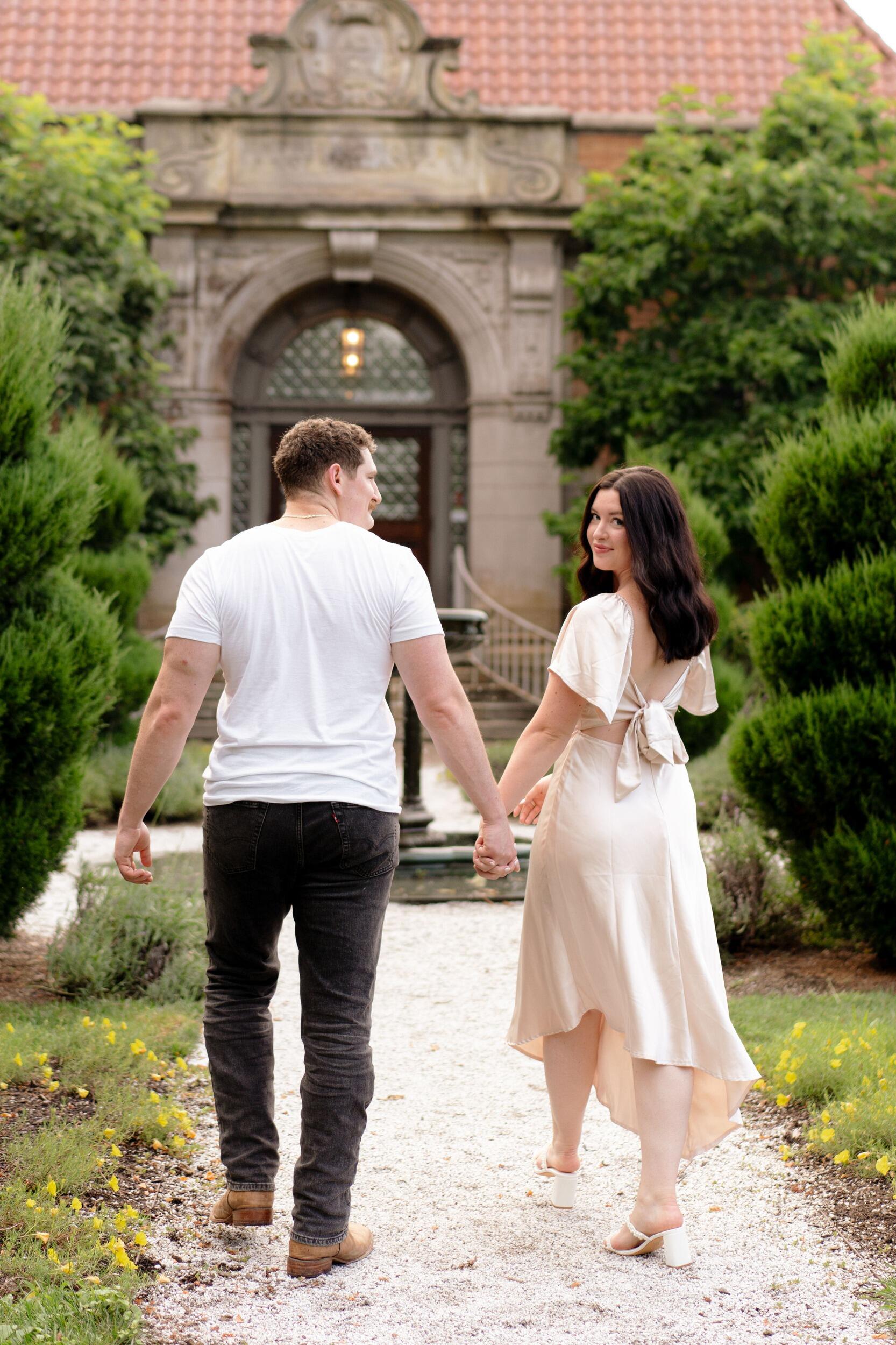 Engagement photos, walking away into our forever. 