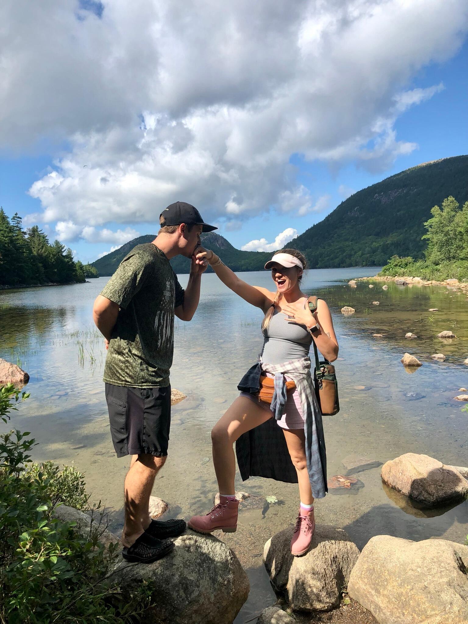 First trip as an engaged couple! You can say things are getting pretty serious!