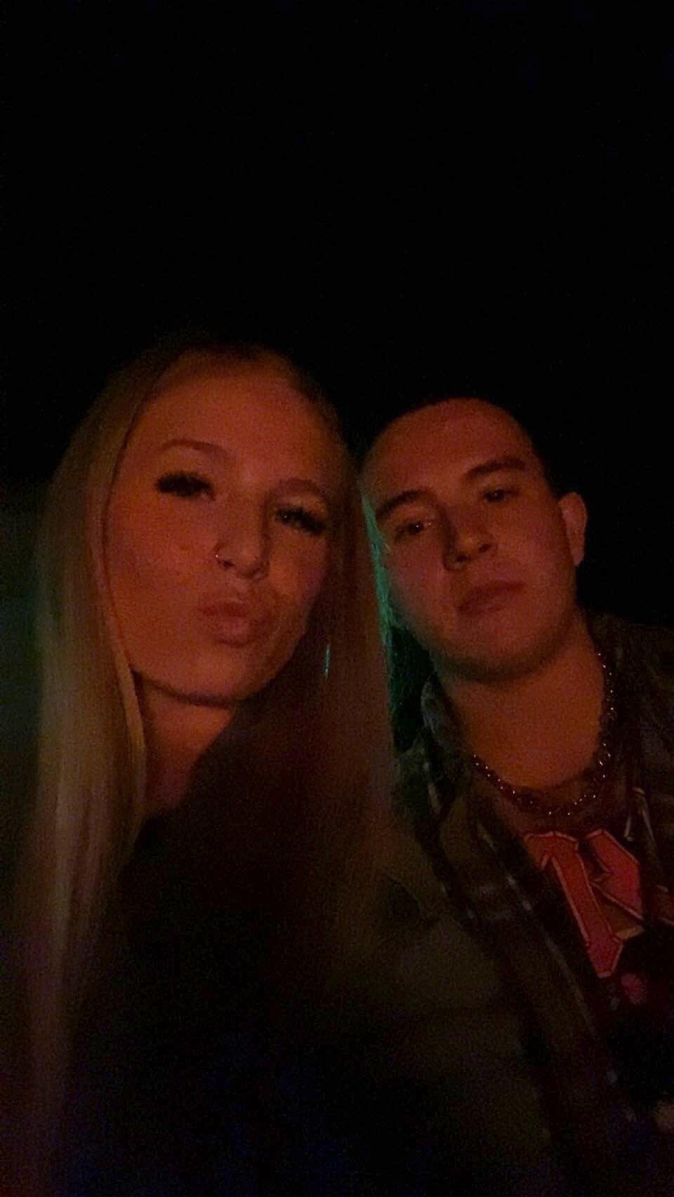 Celebrated One Year Together, but Brandon was in bootcamp so they celebrated it apart. (This photo was taken much later). 
